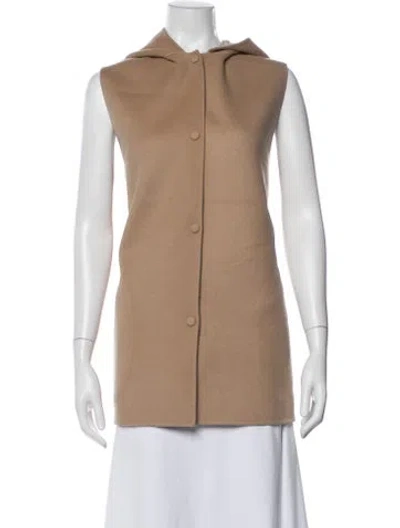 Pre-owned Theory Wool Vest In Neutral