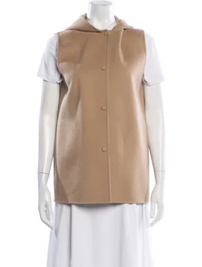 Pre-owned Theory Wool Vest In Neutral