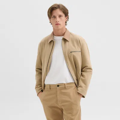 THEORY WORKWEAR JACKET IN MOLESKIN TWILL