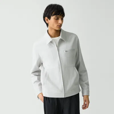 Theory Workwear Jacket In Neoteric Twill In Fog