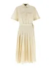 Theory Wrap Dress In White