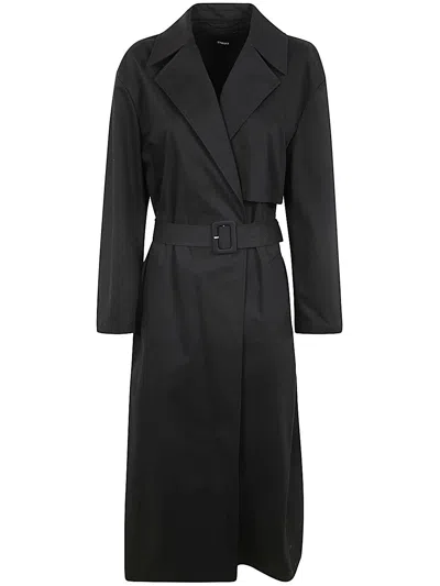 Theory Wrap Trench Clothing In Black