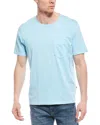 Theory Wrinkle Check Silk-blend Shirt In Blue