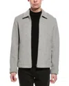 Theory Wyatt Wool Jacket In Gray