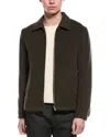 Theory Wyatt Wool Jacket In Green