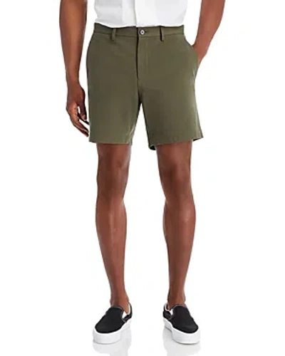 Theory Zaine Bistretch 7 Shorts In Dark Olive