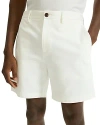 Theory Men's Zaine Stretch Twill Shorts In White