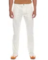 Theory Zaine Eco Crunch Linen-blend Pant In White