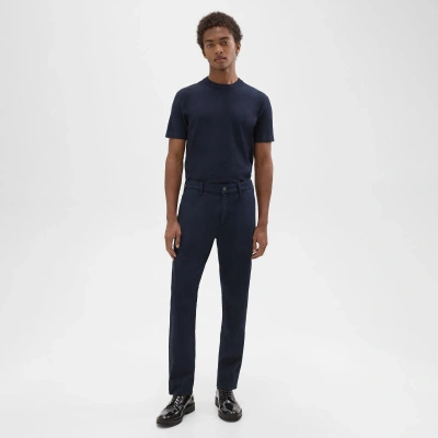 Theory Zaine Carpenter Pant In Stretch Cotton Canvas In Baltic