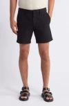 Theory Zaine Chino Shorts In Black