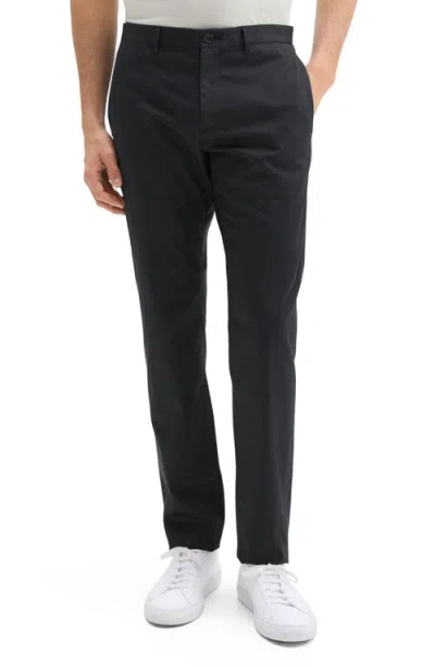 Theory Zaine Hanson Stretch Cotton Blend Pants In Black