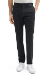 Theory Zaine Hanson Stretch Cotton Blend Pants In Black