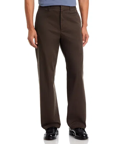Theory Zaine Mercer Twill Pants In Brown