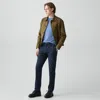 Theory Zaine Pant In Brushed Chino In Blue