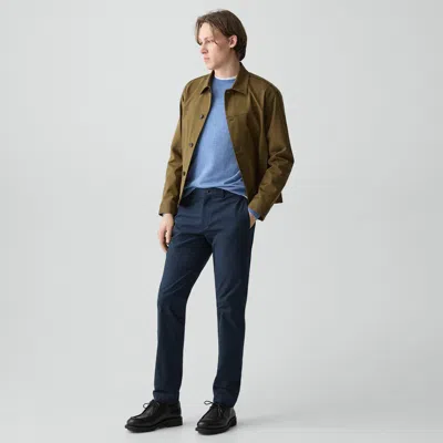 Theory Zaine Pant In Brushed Chino In Blue