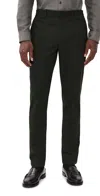 Theory Zaine Pant In Mercer Twill Brownwood Multi In Black