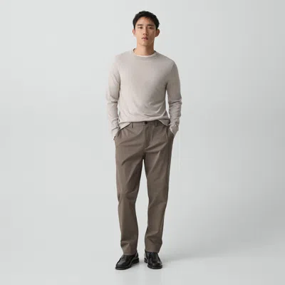 Theory Zaine Pants In Moonsoft Cotton In Brown