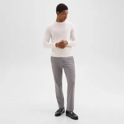 Theory Zaine Pant In Precision Ponte In Soft Grey