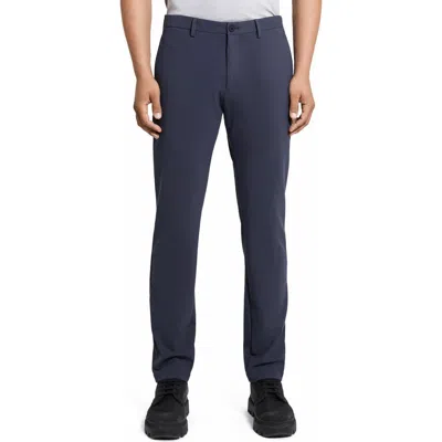 Theory Zaine Precision Ponte Knit Pants In Blue