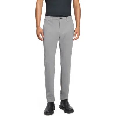 Theory Zaine Precision Ponte Knit Pants In Soft Grey