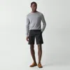 Theory Zaine Short In Stretch Cotton In Black