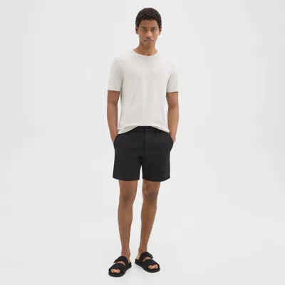 Theory Zaine Short In Stretch Cotton-blend In Black