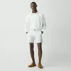 Theory Zaine Short In Stretch Cotton In Fog