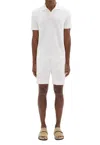 Theory Zaine Short In Stretch Cotton In White
