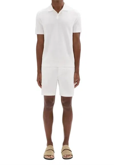 Theory Zaine Short In Stretch Cotton In White