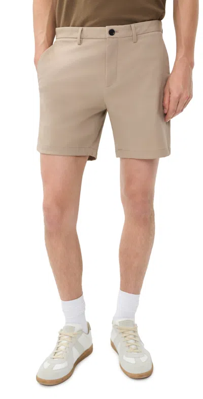 Theory Zaine Shorts In Neoteric Bark In Neutral