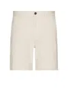 Theory Drawstring Short In Stretch Cotton Canvas In New Sand