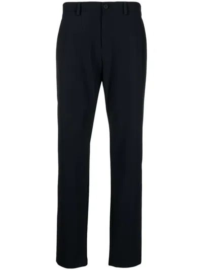 Theory Zaine Slim-fit Cotton-blend Twill Pants In Black