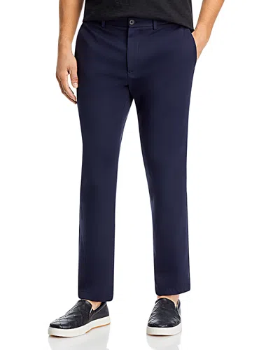 THEORY ZAINE SLIM STRAIGHT STRETCH PANTS IN PRECISION PONTE