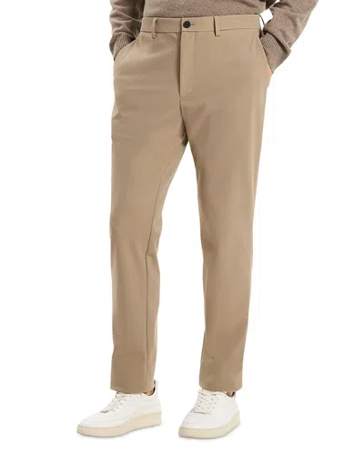 THEORY ZAINE SLIM STRAIGHT STRETCH PANTS IN PRECISION PONTE