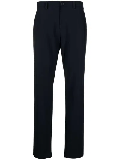 Theory Zaine Slim-cut Trousers In Blue