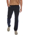 Theory Zaine Summer Linen-blend Pant In Blue