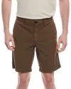 Theory Zaine Tech Chino Short In Brown