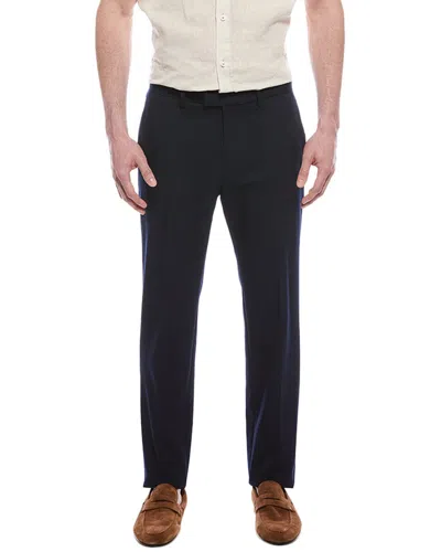 Theory Zaine Wool-blend Pant In Blue