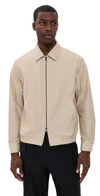 Theory Zip Blouson Jacket Chino In Pink