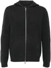 Theory Hooded Jumper In Grau