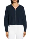 Theory Knit Sweatshirt With Zipper In Navy