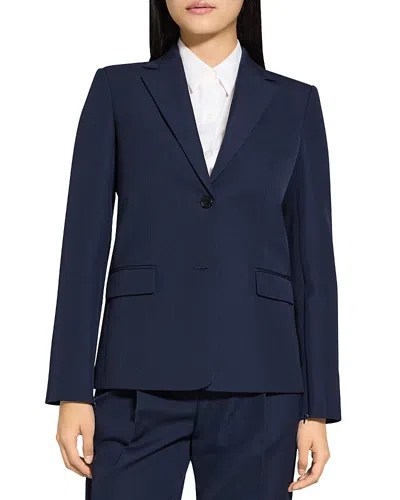 THEORY ZIP SLEEVE BLAZER