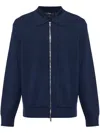 THEORY ZIP-UP CARDIGAN