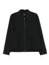 Theory Zip-up Shirt Jacket In Black