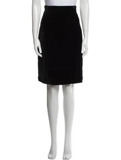 Pre-owned Theperfext Knee-length Skirt In Black
