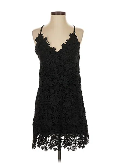 Pre-owned Theperfext Sleeveless Top Black Halter Neckline Tops