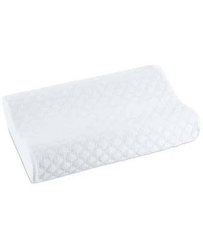 Therapedic Premier Contour Comfort Gel Memory Foam Bed Pillow, Standard/queen In White