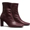 Therapy Australia Bette Socks Boot In Burgundy