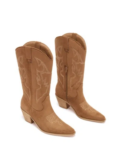 Therapy Australia Clayton Western Boots In Brown