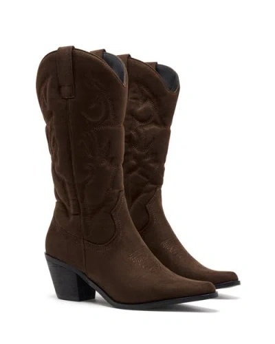 Therapy Australia Clayton Western Boots In Brown